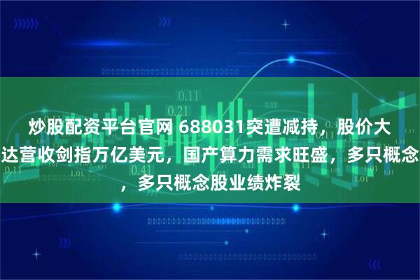 炒股配资平台官网 688031突遭减持，股价大跳水！英伟达营收剑指万亿美元，国产算力需求旺盛，多只概念股业绩炸裂